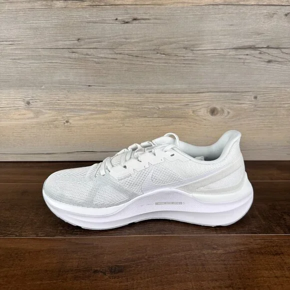 Nike Air Zoom Structure 25 Mens Size 10 White Pure Platinum DJ7883 105